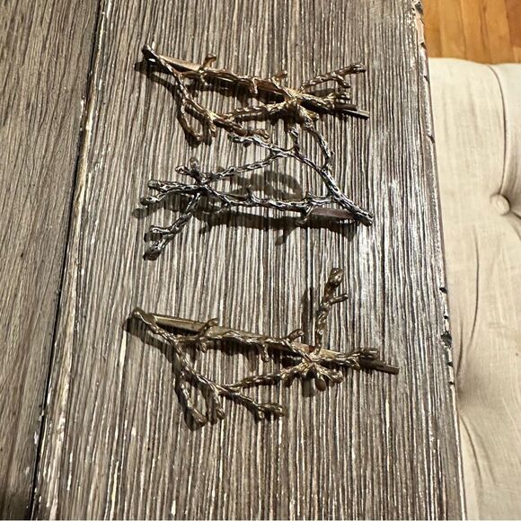 Vintage Tree Branch Metal Hair Pins - Picture 6 of 8